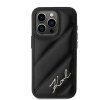 Karl Lagerfeld KLHCP15LPQDSMGK iPhone 15 Pro 6.1 czarny/black hardcase Diagonal Quilted Script